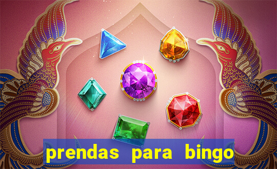 prendas para bingo de natal